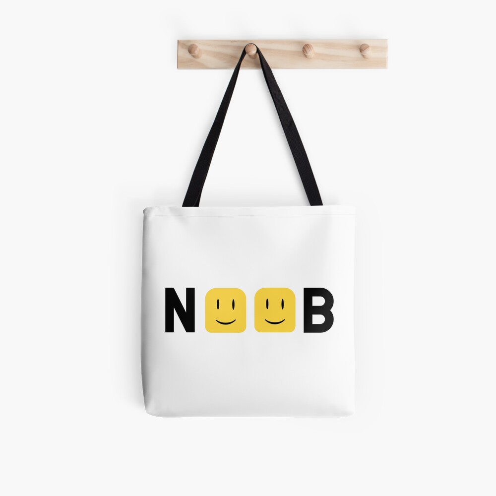 Roblox Noob Heads Tote Bag By Jenr8d Designs Redbubble - roblox noob in a bag