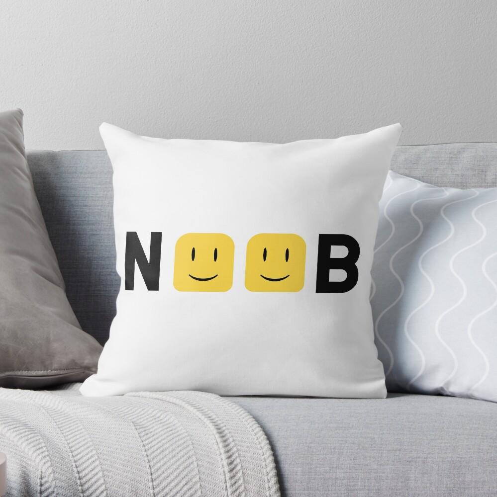Roblox Noob Heads Throw Pillow By Jenr8d Designs Redbubble - roblox noob heads iphone case cover by jenr8d designs redbubble