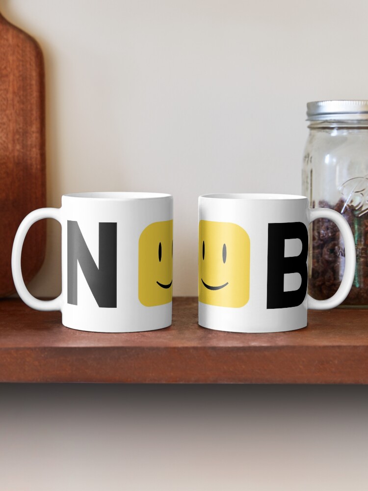 Roblox Noob Heads Mug By Jenr8d Designs Redbubble - throwable noob head roblox