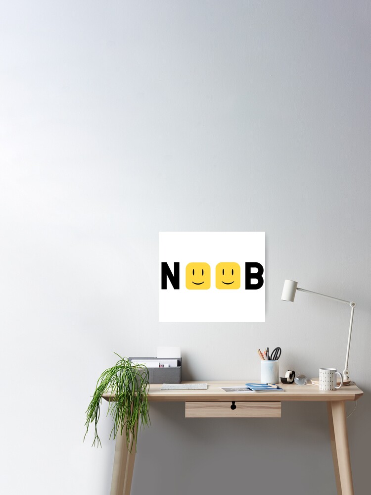 Roblox Noob Heads Poster By Jenr8d Designs Redbubble - roblox its a noob guy by jenr8d designs seth roblox