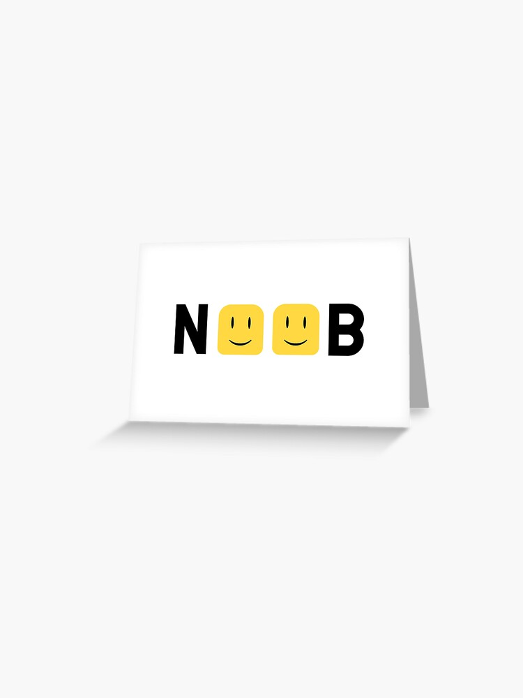 Roblox Noob Heads Greeting Card By Jenr8d Designs Redbubble - noob card roblox