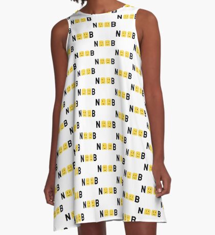 Roblox Broken Noob A Line Dress By Jenr8d Designs Redbubble - roblox cleaning simulator cleaning crew a line dress by jenr8d