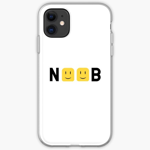 Noob Iphone Cases Covers Redbubble - roblox noob vs pro in retail tycoon roblox noob games roblox