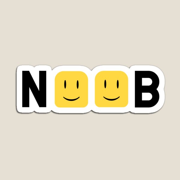 Noob Magnets Redbubble - fridge magnet noob roblox