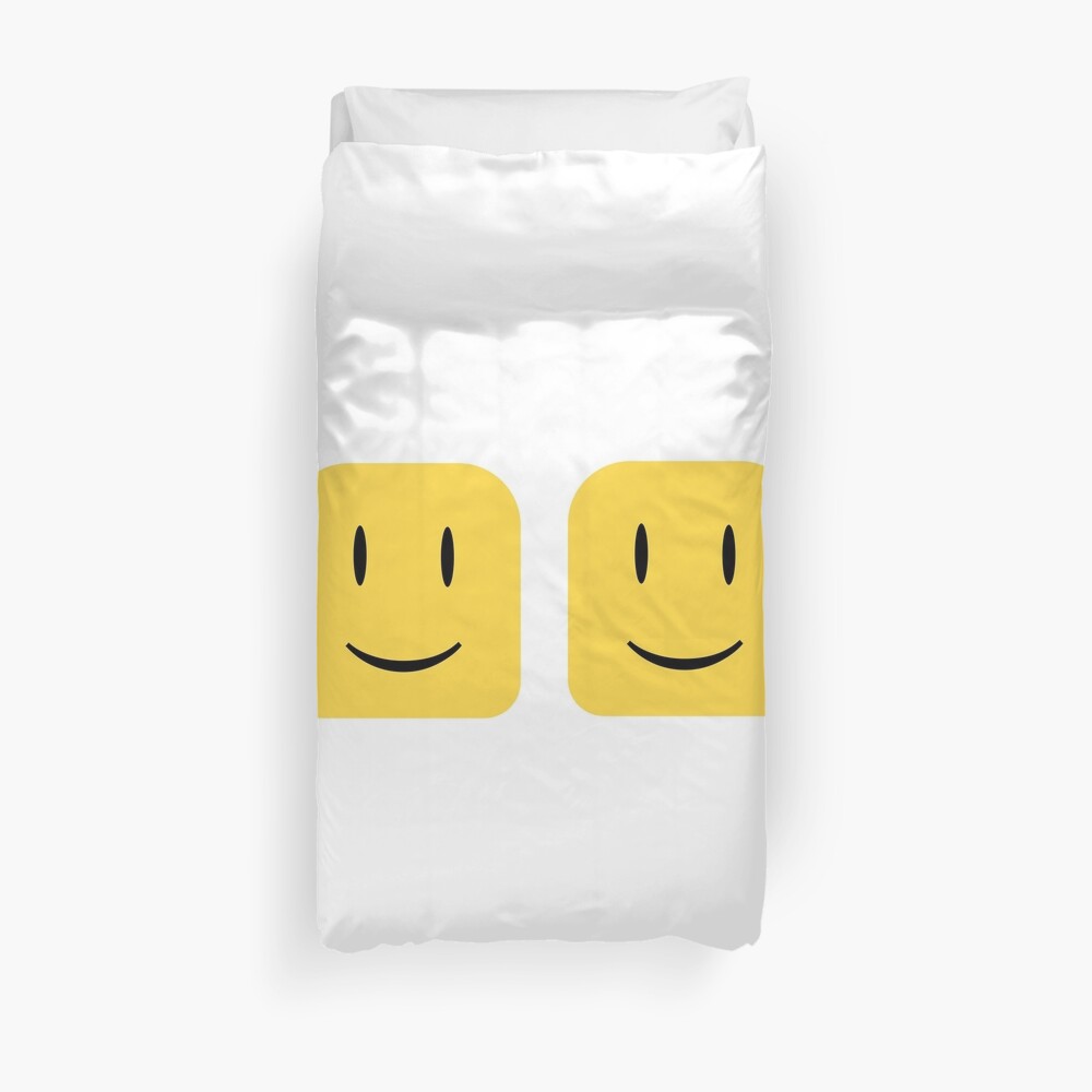 Roblox Noob Heads Duvet Cover By Jenr8d Designs Redbubble - roblox noob heads tapestry by jenr8d designs redbubble