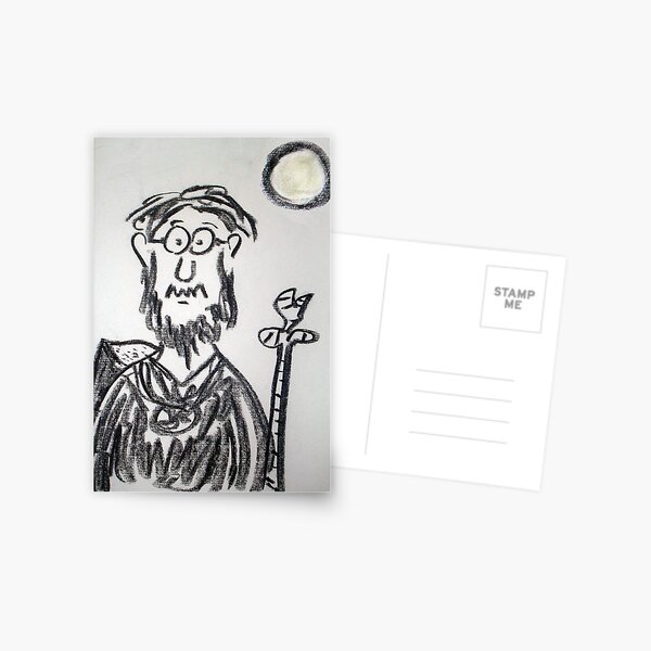 The druid Postcard