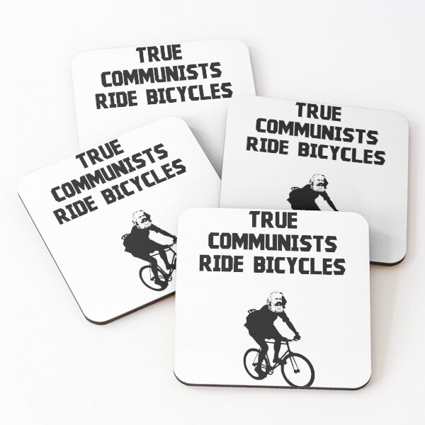 Item preview, Truee communists ride bicycles Karl Marx Bike designed and sold by kailukask.
