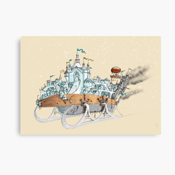 Mortal Engines: Anchorage Closeup Canvas Print