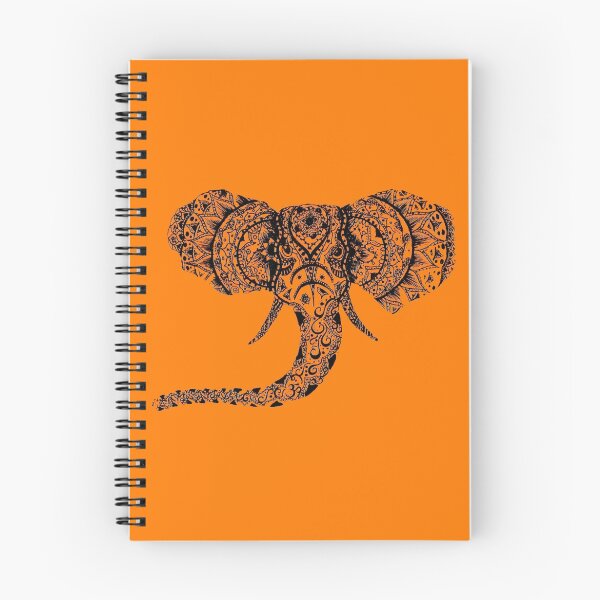 Item preview, Orange Elephant Mandala designed and sold by inklingsbyellie.