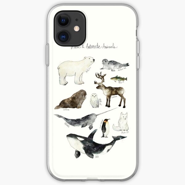 Arctic & Antarctic Animals iPhone Soft Case