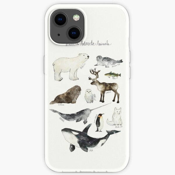 Arctic & Antarctic Animals iPhone Soft Case