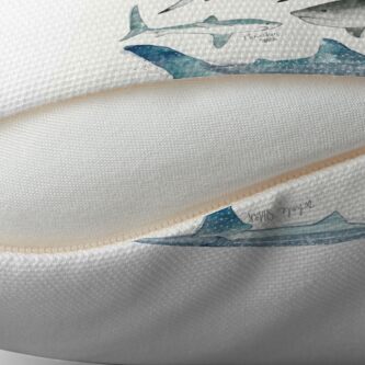 Alternate view of Sharks Throw Pillow