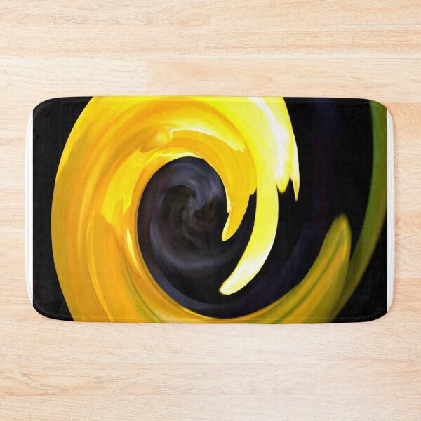 Item preview, Yellow Black Abstract designed and sold by katy hawk.