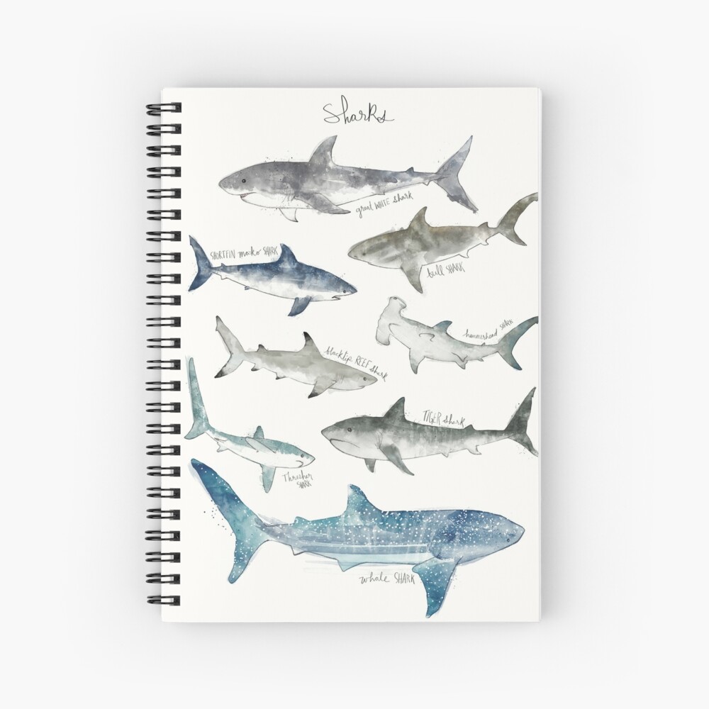 Sharks Spiral Notebook