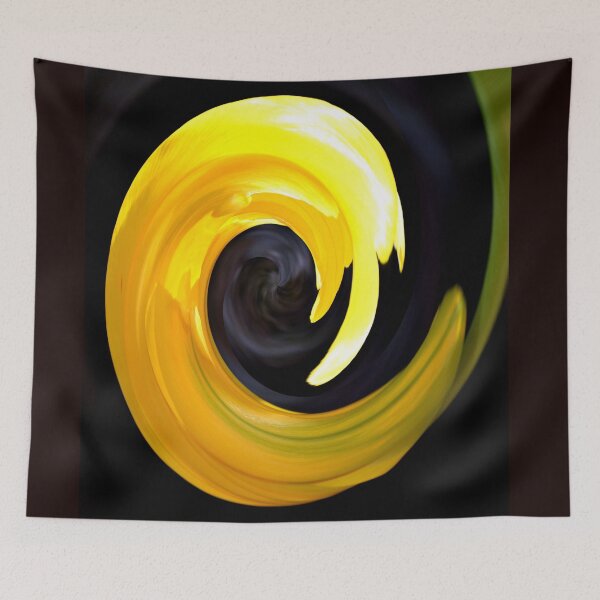 Item preview, Yellow Black Abstract designed and sold by katy hawk.