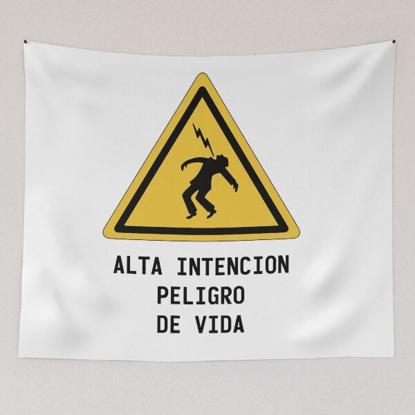 Aperçu de l'œuvre Intention élevée Danger de vie créée et vendue par RosedesignArt.