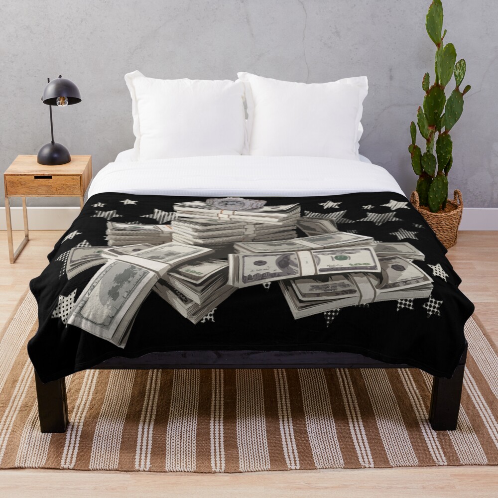 "Time is Money" Throw Blanket for Sale by hisocietycultur Redbubble