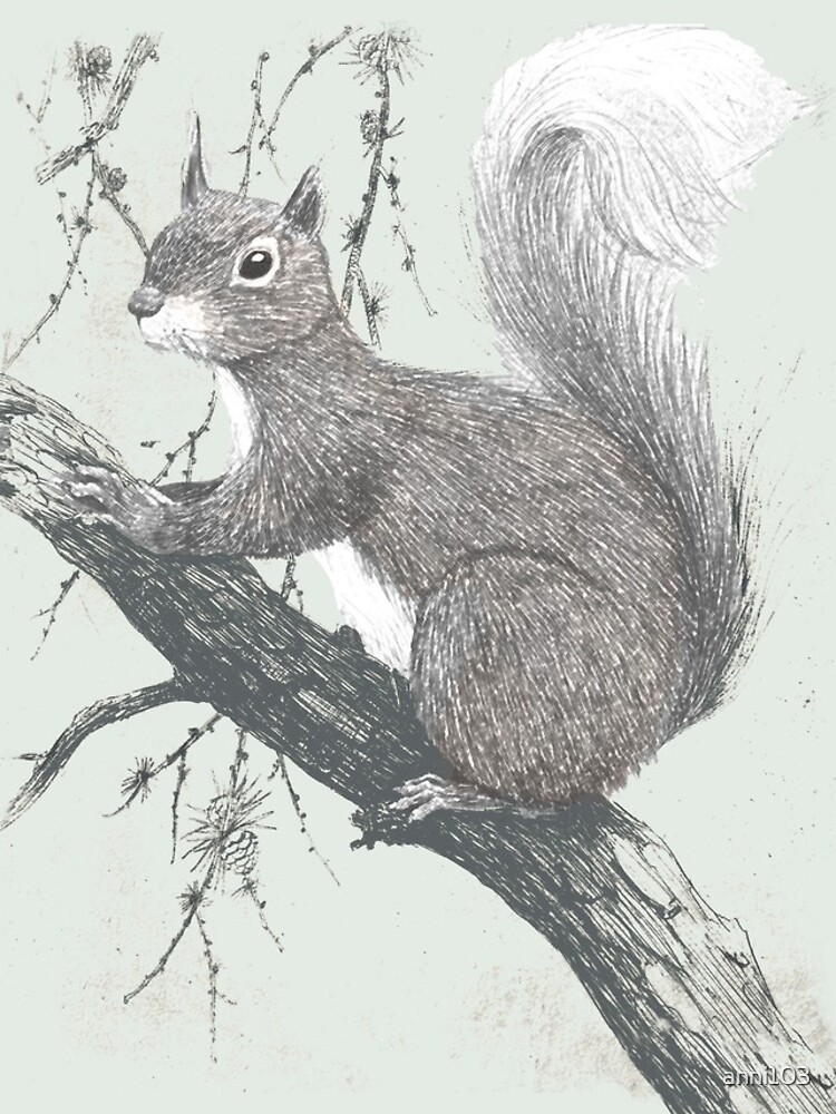 Squirrel in a tree by anni103