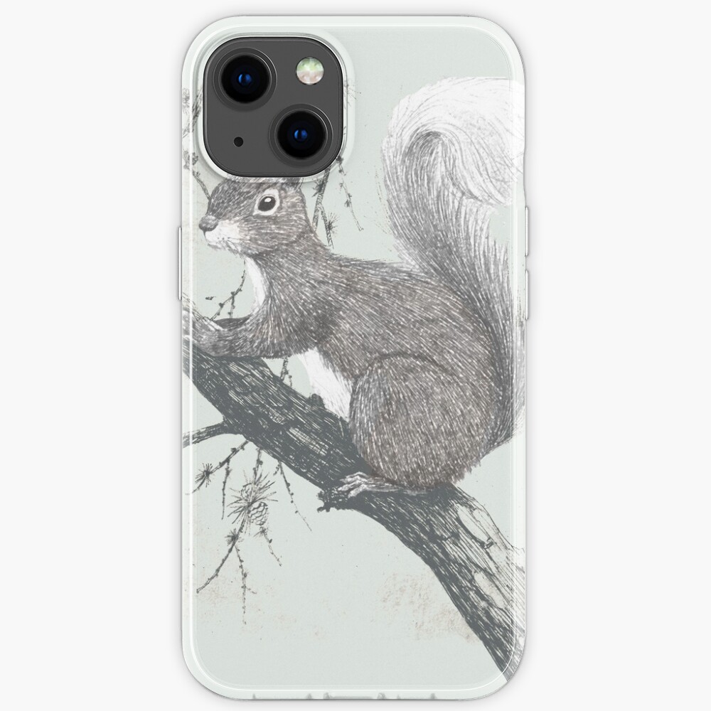 Squirrel in a tree iPhone Case