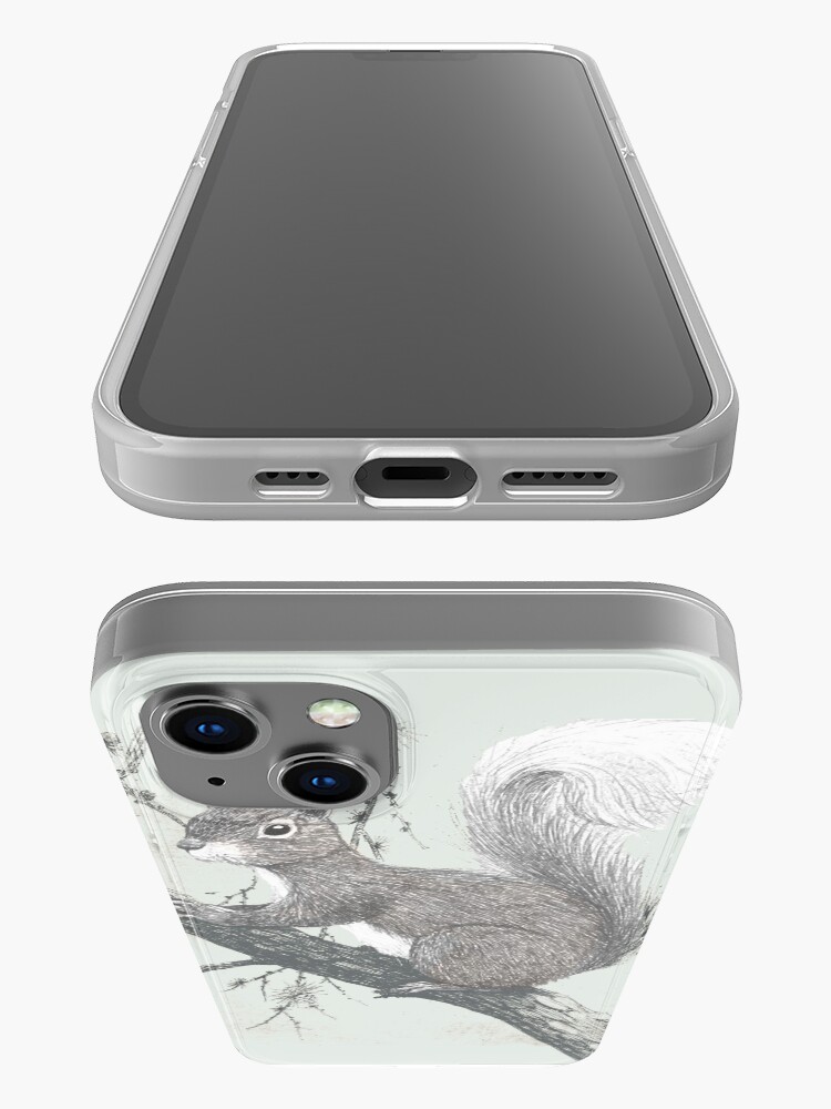 Alternate view of Squirrel in a tree iPhone Case