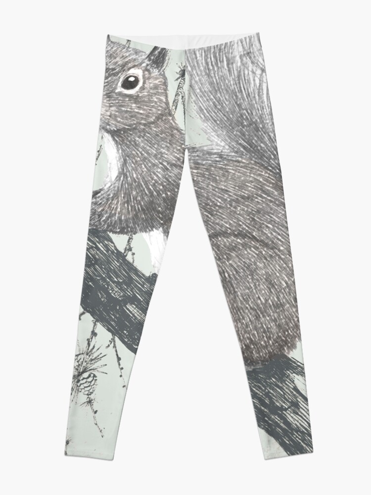Alternate view of Squirrel in a tree Leggings
