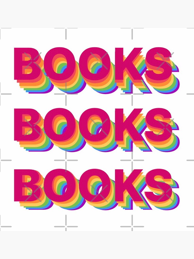 Books Books Books Sticker By Artyabby16 Redbubble