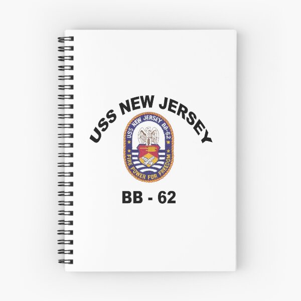 Item preview, USS New Jersey (BB-62) Crest designed and sold by Nikki SpaceStuffPlus.