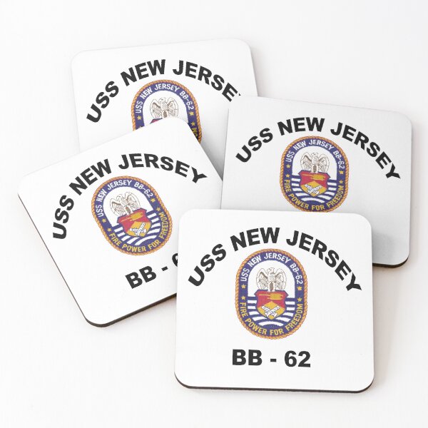 Item preview, USS New Jersey (BB-62) Crest designed and sold by Nikki SpaceStuffPlus.