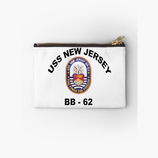 Item preview, USS New Jersey (BB-62) Crest designed and sold by Nikki SpaceStuffPlus.