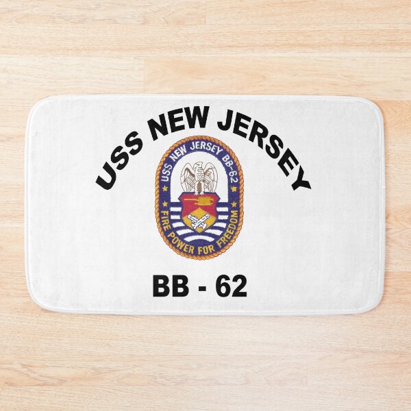 Item preview, USS New Jersey (BB-62) Crest designed and sold by Nikki SpaceStuffPlus.