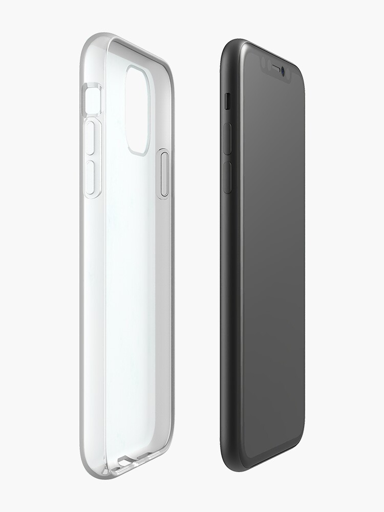 Alternate view of Watercolor Cerulean Blue Hand-Painted iPhone Case & Cover