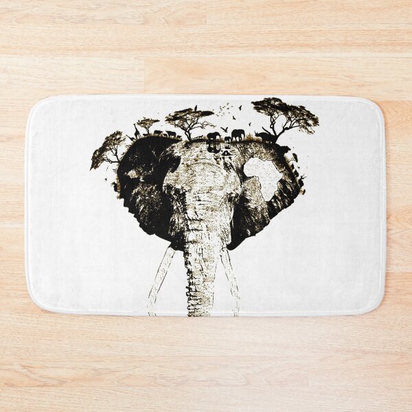 Item preview, GOLDEN AFRICA ELEPHANT designed and sold by johnnyssandart.