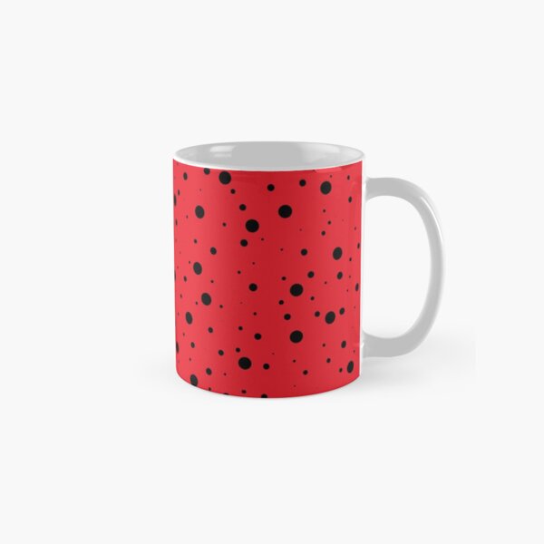 Ladybug Polka Dot Spots (red/black) Classic Mug
