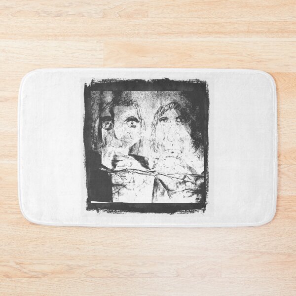 Item preview, 2 men, drawing on brown paper bag, filtered designed and sold by Stacey Lazarus.