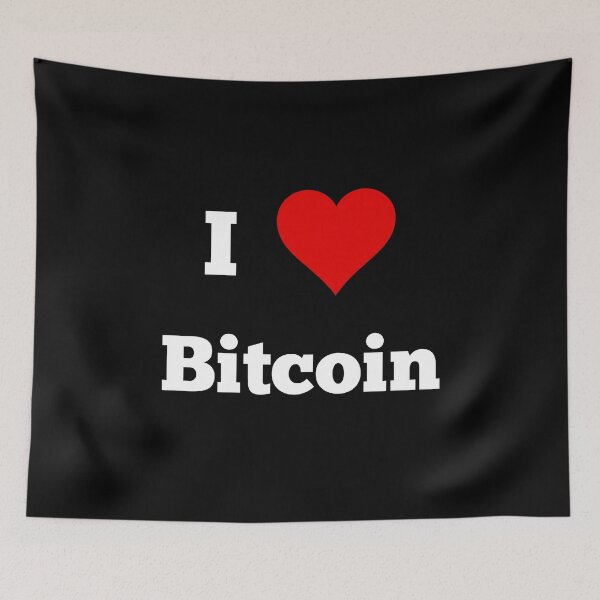 Item preview, I Love Bitcoin Crypto Entrepreneur Investor Hustler designed and sold by SwagHut.