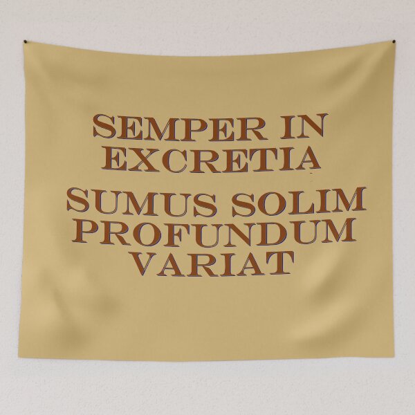 Item preview, Semper in excretia sumus solim profundum variat designed and sold by nfssmith.
