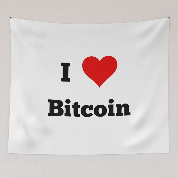 Item preview, I Love Bitcoin Crypto Entrepreneur Investor Hustler designed and sold by SwagHut.