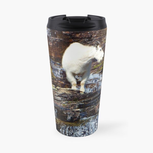 Logan Pass Mountain Goat Travel Mug