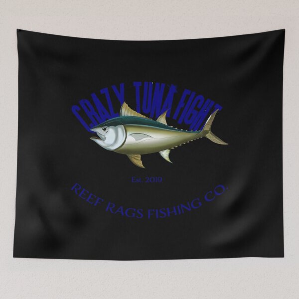 Item preview, Crazy Tuna Fight Deep Sea Saltwater Fishing design designed and sold by tronictees.