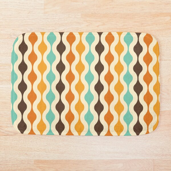 Groovy 70's pattern II Bath Mat