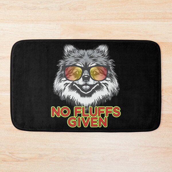 Item preview, No Fluffs Given Cool Dog in Sunglasses print designed and sold by tronictees.
