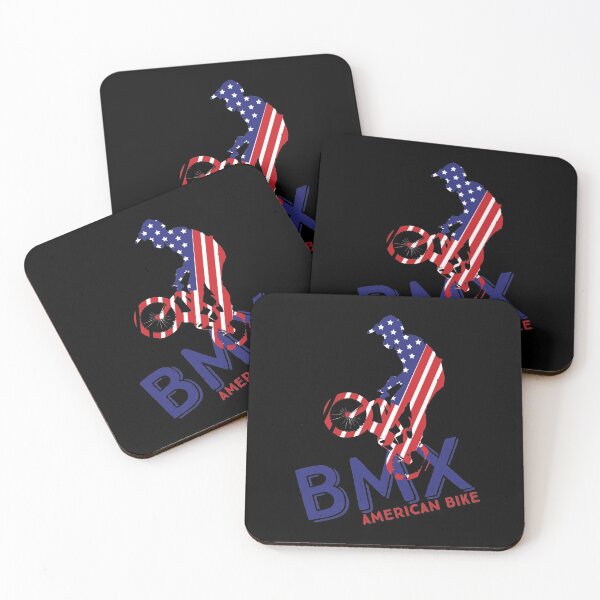 Item preview, BMX American Bike Patriotic Biking print designed and sold by tronictees.