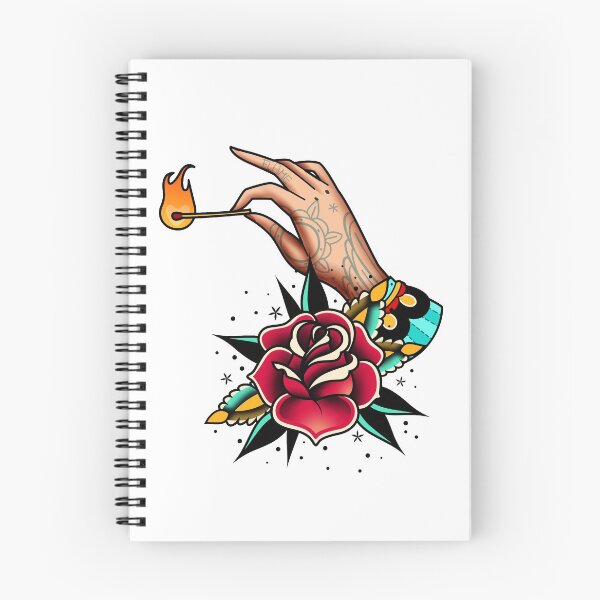 Item preview, traditional old school tattoo hand designed and sold by Adamova.