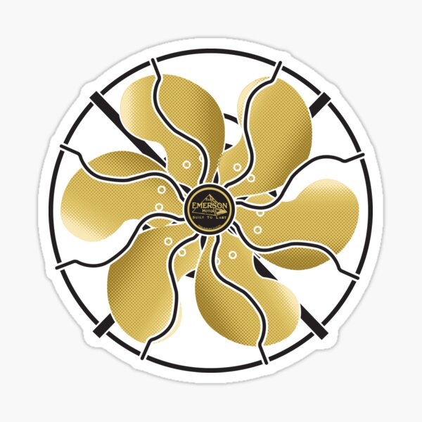 Item preview, Antique Emerson Brass 6 Blade Fan  designed and sold by Tonyv773.