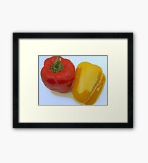 Peppers Framed Print