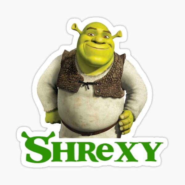 Shrek Meme Sticker for Sale by yeehawboyy