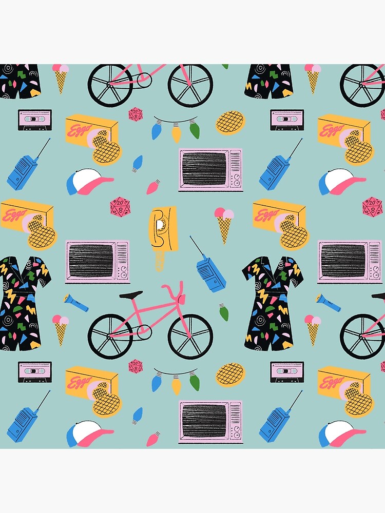 Stranger Things Pattern  by catalinafwillia