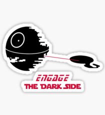 Engage The Dark Side Sticker