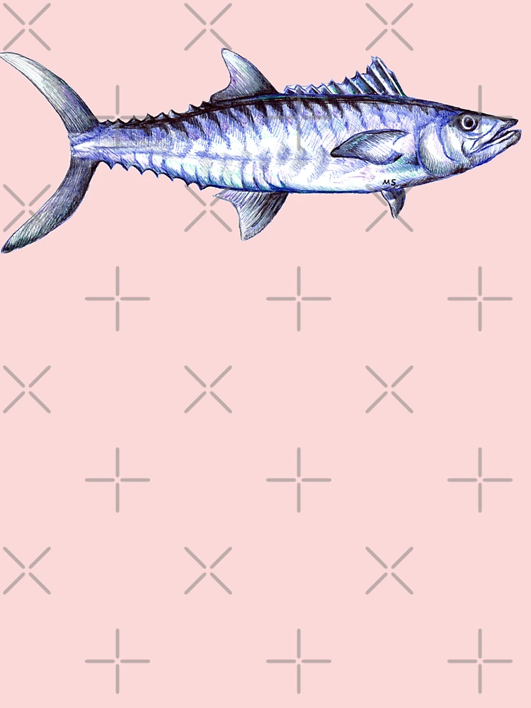 Diamonds Fish Illustration, Fishing Gear