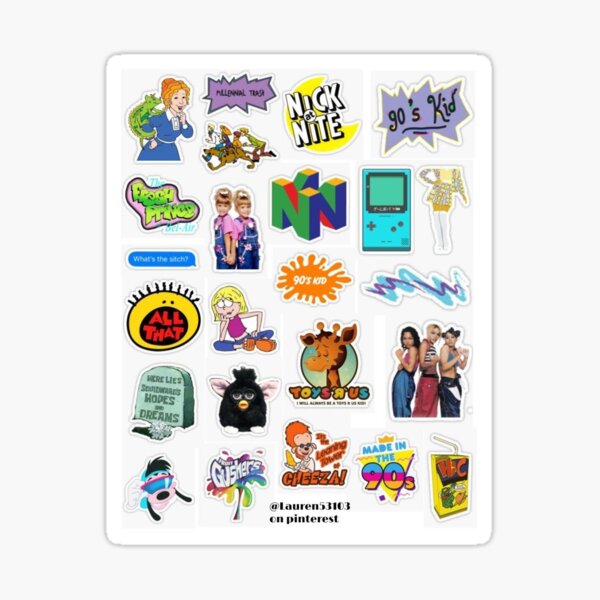 90s sticker pack Sticker